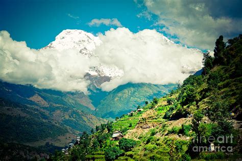 Valley Himalayas Mountain Nepal Photograph By Raimond Klavins Pixels