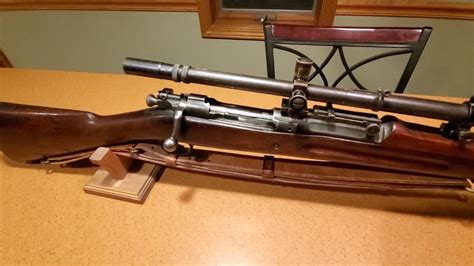 A Real Wwii M1903a1 Usmc Unertl Sniper Rifle M1941 Youtube