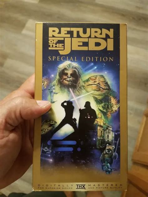 Return Of The Jedi Star Wars Vhs Vcr Video Tape Movie Harrison Ford