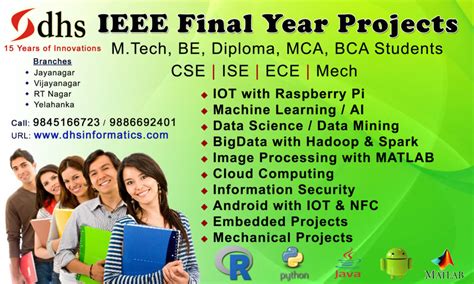 Dhs Informatics Yelahanka Branch Ieee Projects In Bangalore Be