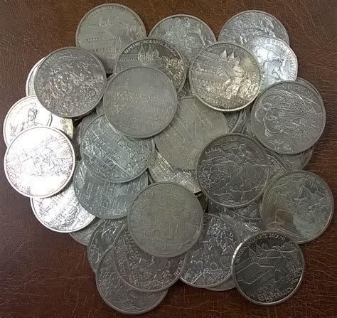 10 Euro Silber 50 Stück Österreich 800gr. Feinsilber | Silber ...