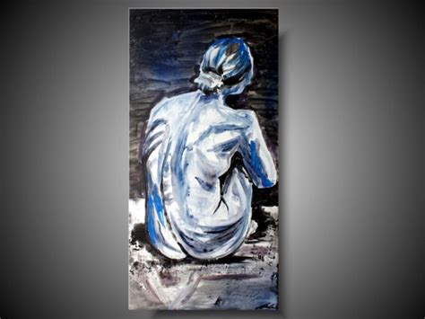 Nowoczesny Obraz Obraz Samotna Kobieta Akt Akty Obrazy Nowoczesne Jak Picasso A