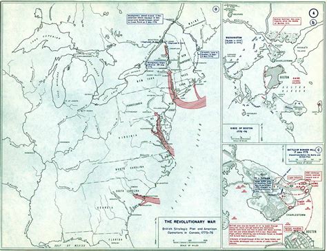 Revolutionary War Annotated Map