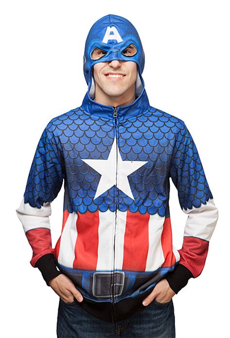 Captain America Sublimated Hoodie