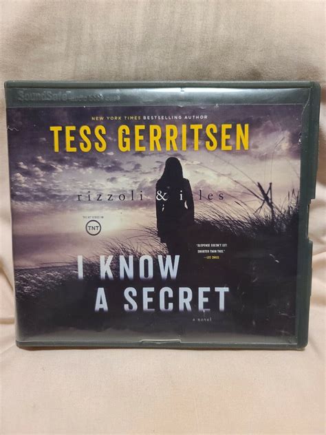 Shelf191 Audiobook~ I Know A Secret Tess Gerritsen Ebay