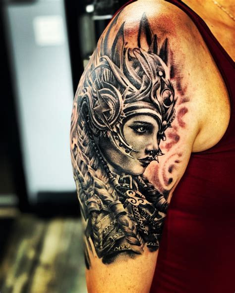 Valkyrie Tattoo That Was Just Recently Finished And To Be The Start Of