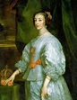 1632 Henrietta Maria by Sir Anthonis van Dyck (Royal Collection ...