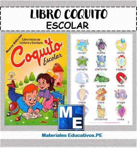 Materiales Educativos Pe Libro Coquito Escolar En 2021 Libro Coquito