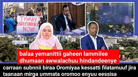 Oduu Voa Afaan Oromoo Mar 112021 Youtube