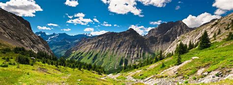 Scenic Mountain Views Kananaskis Country Alberta Canada Stock Image
