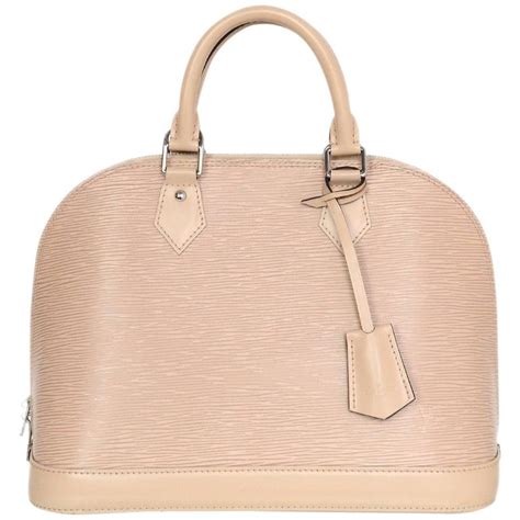 Louis Vuitton Nude Dune Epi Leather Alma PM Bag For Sale At 1stDibs