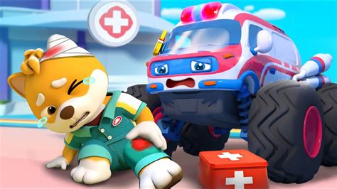 Super Ambulance Rescue Team More Kids Songs Monster Truck Car