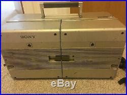 Vintage Sony Cfs L Ghettoblaster Boombox Stereo Cassette Recorder