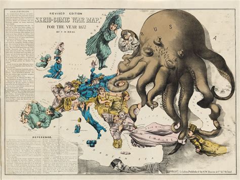 the octopus a motif of evil in historical propaganda maps plakat europa karten