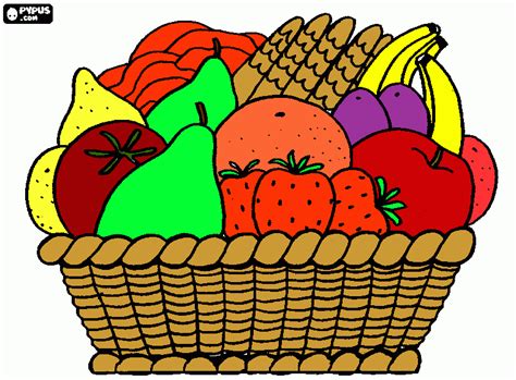 Fruit And Vegetables Basket Free Download On Clipartmag