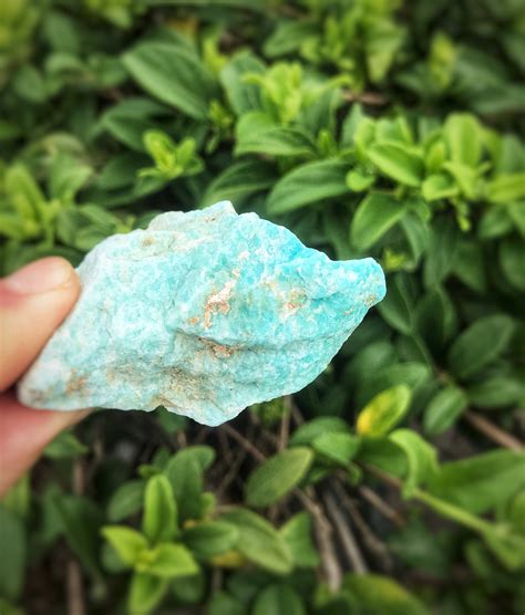 Raw Amazonite Stone Rough Light Blue Amazonite Crystal Etsy