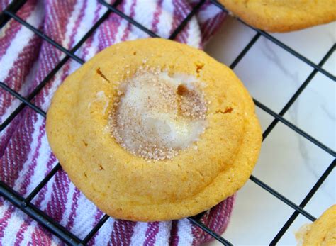 Pumpkin Cheesecake Thumbprint Cookies My Incredible Recipes