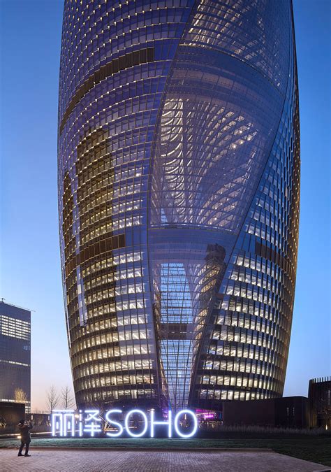 Zaha Hadid Architects Leeza Soho With The Worlds Tallest Atrium