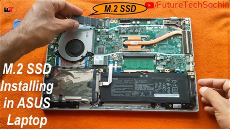How To Install M2 Ssd In Any Laptop ⫸ Installing M2 Ssd In Asus X415j
