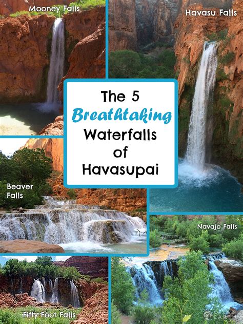 Havasu Falls And The 5 Amazing Waterfalls Of Havasupai Creek Our
