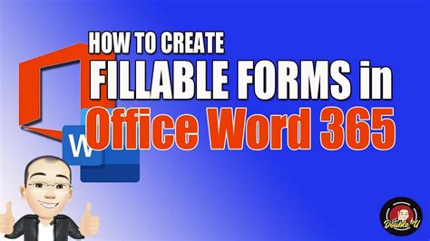How To Create Fillable Form In Ms Word 365 Youtube