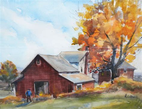 Watercolor Barn Paintings At Getdrawings Free Download