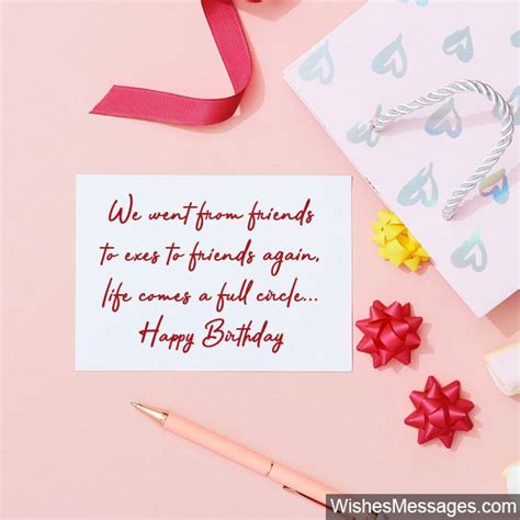 The best birthday messages for ex gf or girlfriend. Birthday Wishes for Ex-Girlfriend: Quotes and Messages - WishesMessages.com
