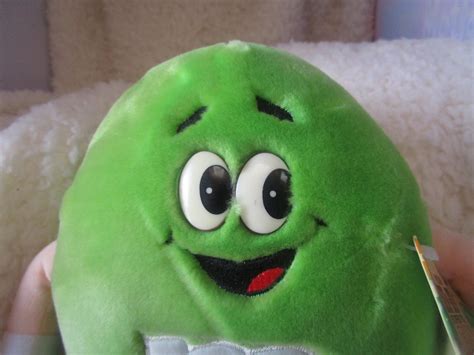 Mandms Green Peanut Fun Friends 13 Plush Toy 1987 Vintage Etsy