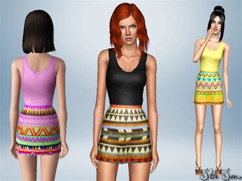 Starsims Tribal Dress