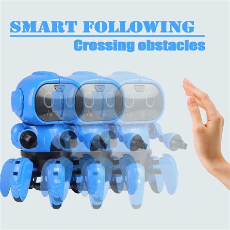 Induction 6 Legged Rc Robot Gesture Sensing Infrared Obstacle Walking