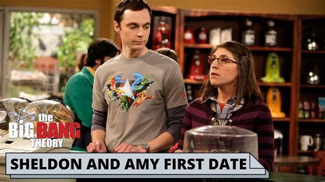 Sheldon And Amys First Date The Big Bang Theory Best Scenes Youtube