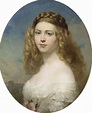 Amalie Prinzessin von Sachsen-Coburg und Gotha (1848-1894), painted in ...