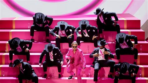 Watch Ryan Gosling Perform Im Just Ken Lead Crowd In Karaoke At