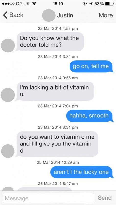 Funniest Pickup Lines To Use On Tinder