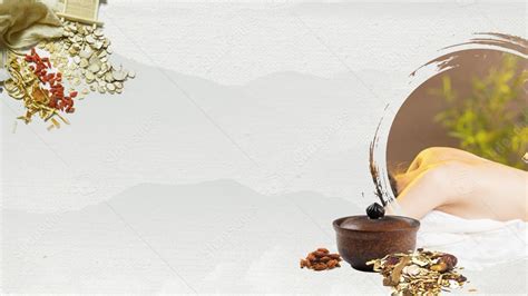 Chinese Medicine Health Herbal Medicine Moxibustion Powerpoint