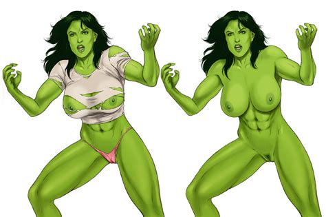 She Hulk Bustin Out By Bloodfart Hentai Foundry