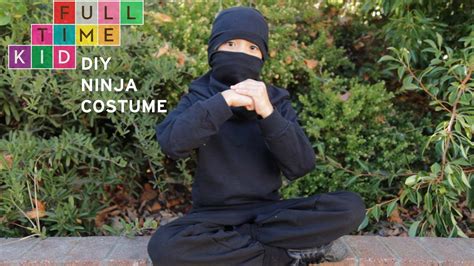 Simply lay the piece of cloth on a flat surface and cut an oval out of where the diy ninja mask is designed to perform the same functions. DIY Ninja Costume | Full-Time Kid | PBS Parents - make a ninja mask from a t-shirt | Diy ninja ...