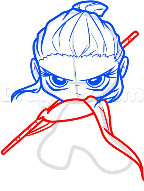 How to Draw Rey From Star Wars, Step by Step, Chibis, Draw ...