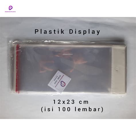 Jual Plastik Display Plastik Perlize Plastik Opp Gantung Isi