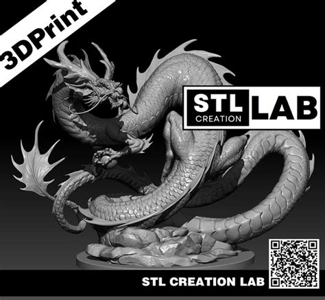 Oriental Dragon Stl File 3d File 3d Printer Theoriental Dragon Stl