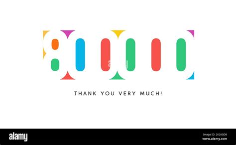 Eight Hundred Thousand Subscribers Baner Colorful Logo For Anniversary