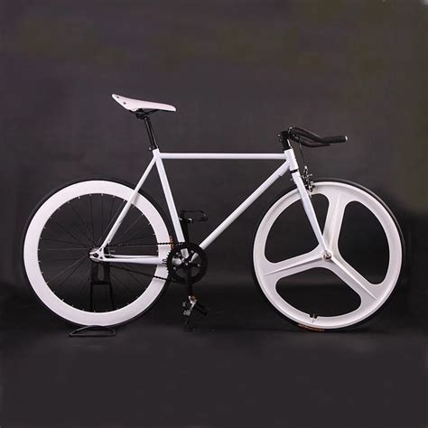 【high quality】46cm 52cm fixie fixed gear bike steel frame cycling magnesium alloy wheel single