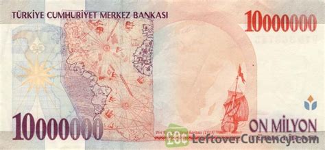 Turkish Old Lira Th Emission Exchange Yours