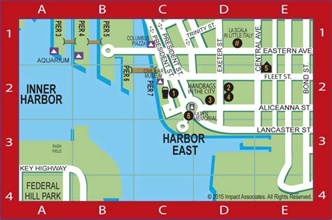 Baltimore Inner Harbor Hotels Map Maps Location Catalog Online
