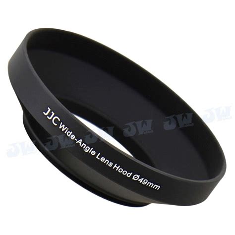 Jjc 49mm Metal Lens Hood Shade Screw In For Canon Sony Pentax Wide