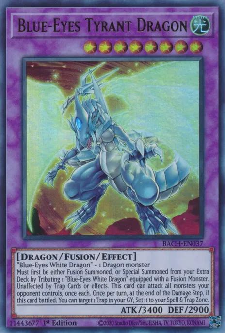 Blue Eyes Tyrant Dragon Yu Gi Oh Wiki Fandom