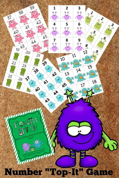 Clubs (lowest), followed by diamonds, hearts, and spades (highest). Number sequence Game, Monster Smash which number is higher or lower! | Monster cards, Sequence ...