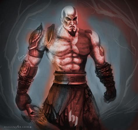 Kratos God Of War By Hassanibrahim On Deviantart