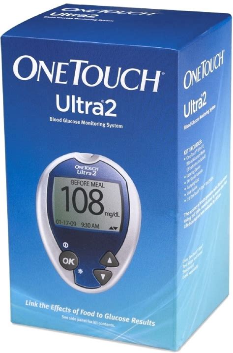 Johnson And Johnson One Touch Ultra 2 Glucose Monitor With 35 Strips