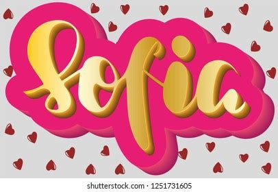409 Sofia Name Stock Illustrations Images Vectors Shutterstock